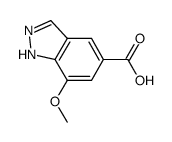 7-methoxy-1H-indazole-5-carboxylic acid结构式