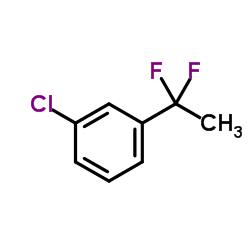 1-Chloro-3-(1,1-difluoroethyl)benzene Structure
