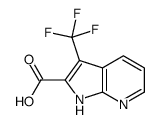 3-(三氟甲基)-1H-吡咯并[2,3-B]吡啶-2-羧酸结构式
