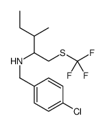 N-(4-Chlorobenzyl)-3-methyl-1-[(trifluoromethyl)sulfanyl]-2-penta namine结构式