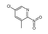 5-Chloro-3-methyl-2-nitropyridine structure