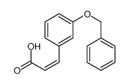 3-benzyloxycinnamic acid structure