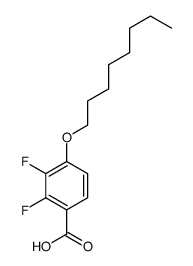 2,3-Difluoro-4-(octyloxy)-benzoic acid结构式