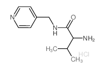 2-Amino-3-methyl-N-(4-pyridinylmethyl)butanamide hydrochloride结构式
