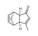 5-methyl-tricyclo[5.2.1.0(2,6)]deca-4,8-dien-3-one Structure