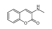 3-(methylamino)chromen-2-one结构式