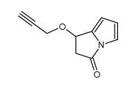 1,2-dihydro-1-propargyloxypyrrolizin-3-one Structure