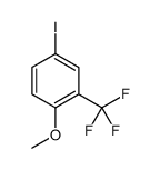 4-iodo-1-methoxy-2-(trifluoromethyl)benzene structure