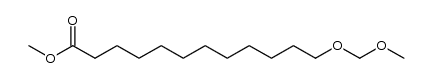 methyl 12-(methoxymethoxy)dodecanoate结构式