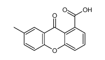7-甲基-9-氧代-9h-氧杂蒽-1-羧酸结构式