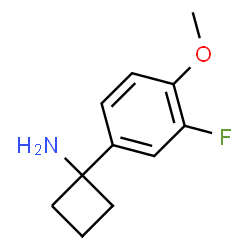 1-(3-fluoro-4-methoxyphenyl)cyclobutan-1-amine hydrochloride picture