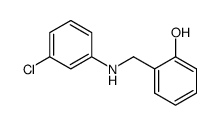 2-(((3-Chlorophenyl)amino)methyl)phenol Structure