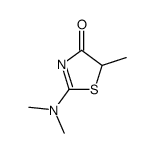 4(5H)-Thiazolone,2-(dimethylamino)-5-methyl- Structure