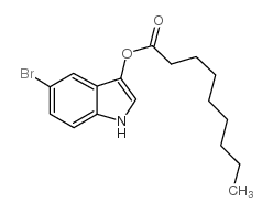 5-Bromo-3-indoxyl nonanoate structure