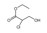 ethyl (2S)-2-chloro-3-hydroxypropanoate结构式