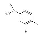 (1S)-1-(3-Fluoro-4-methylphenyl)ethanol Structure