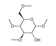 alpha-d-Glucopyranoside, methyl 3,4,6-tri-O-methyl- Structure