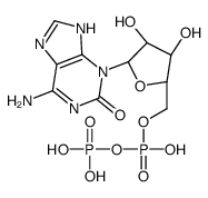 3-ribofuranosylisoguanosine 5'-diphosphate结构式