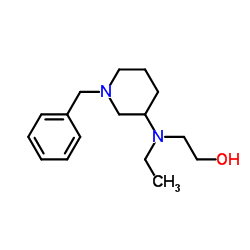 2-[(1-Benzyl-3-piperidinyl)(ethyl)amino]ethanol Structure