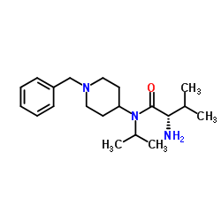 N-(1-Benzyl-4-piperidinyl)-N-isopropyl-L-valinamide结构式