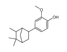 2-methoxy-4-(5,5,6-trimethylbicyclo[2.2.1]hept-2-yl)phenol结构式