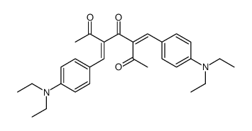 3,5-bis[[4-(diethylamino)phenyl]methylidene]heptane-2,4,6-trione结构式