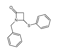 1-benzyl-4-phenylsulfanylazetidin-2-one Structure