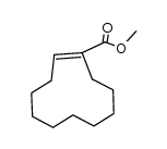 methyl 1-cycloundecene-1-carboxylate Structure