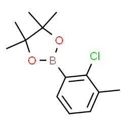 2-(2-Chloro-3-methylphenyl)-4,4,5,5-tetramethyl-1,3,2-dioxaborolane structure