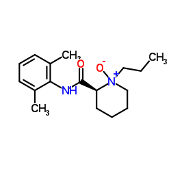 (2S)-N-(2,6-Dimethylphenyl)-1-propyl-2-piperidinecarboxamide 1-oxide structure