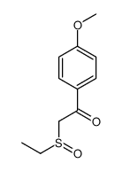 2-ethylsulfinyl-1-(4-methoxyphenyl)ethanone Structure