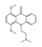 10-(2-(Dimethylamino)ethyl)-1,4-dimethoxy-9(10H)-acridinone结构式