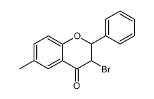 3-bromo-6-methylflavanone Structure