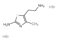 5-(2-氨基乙基)-4-甲基噻唑-2-胺结构式