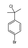 1-bromo-4-(2-chloropropan-2-yl)benzene结构式