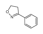 3-phenyl-4,5-dihydro-1,2-oxazole结构式