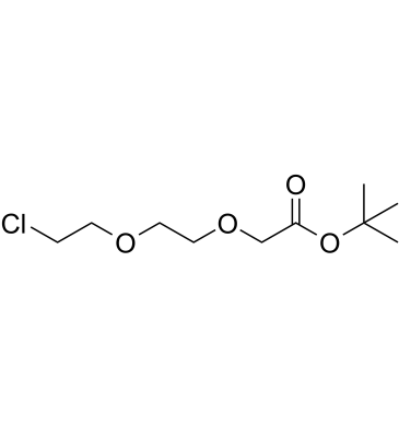 Chloro-PEG2-Boc Structure