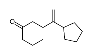 3-(1-cyclopentylethenyl)cyclohexan-1-one Structure