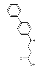 3-(4-phenylanilino)propanoic acid Structure