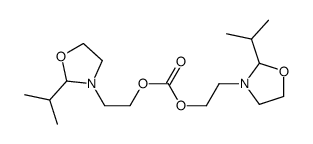 3-Oxazolidineethanol, 2-(1-methylethyl)-, carbonate (2:1) (ester)结构式