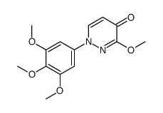 3-methoxy-1-(3,4,5-trimethoxyphenyl)pyridazin-4-one Structure