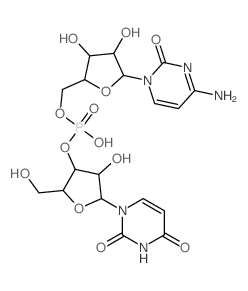 b-D-arabino-Cytidine, uridylyl-(3'®5')- (9CI) structure