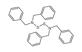 N,N'-Dithiobis(dibenzylamine)结构式