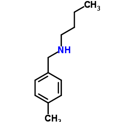 N-(4-Methylbenzyl)-1-butanamine Structure