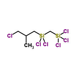 1-(3-CHLOROISOBUTYL)-1,1,3,3,3-PENTACHLORO-1,3-DISILAPROPANE结构式