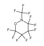 perfluoro(2-methyl-tetrahydro-2H-1,2-oxazine) Structure