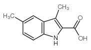 3,5-dimethyl-1h-indole-2-carboxylic acid Structure