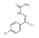 Hydrazinecarbothioamide,2-[1-(4-bromophenyl)ethylidene]- Structure