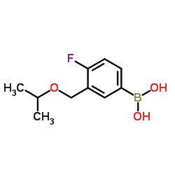 4-fluoro-3-(isopropoxyMethyl)phenylboronic acid structure
