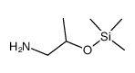 2-((trimethylsilyl)oxy)propan-1-amine结构式